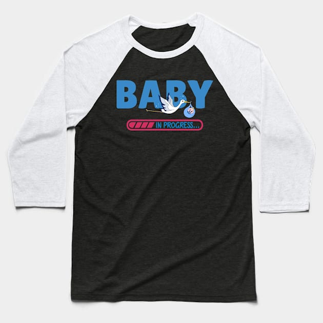 Baby in progress Baseball T-Shirt by Sal71